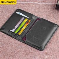 ราคา Genuine Leather Travel Passport Holder Cover Passport Case Anti theft RFID Protect Passport Card Wallet High Capicity Purse (19793426607)