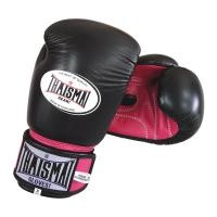 ราคา THAISMAI BG124 นวมชกมวย นวมซ้อมมวย อุปกรณ์มวยไทย นวมต่อยมวย นวม หนังแท้ สีดำ บานเย็น ไทยสมัย Boxing Gloves Black Pink Leather Muaythai THAIFIGHTPRO (7112302313)