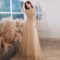 ราคา ใหม่ชุดราตรีสีชมพูหญิงฤดูร้อนอารมณ์ดารางานเลี้ยงเพื่อนเจ้าสาวหมั้นวันเกิดชุดโฮสต์ (15318493897)