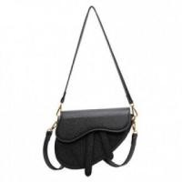 ราคา 2023 Hot Sale Fashion Luxury Pu Leather Purses Saddle Bags Women Shoulder Handbags Ladies Mini Crossbody Bag (19228547056)