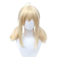 ราคา Genshin คอสเพลย์ Klee วิกผมสีทองหางม้าทนความร้อนสังเคราะห์วิกผมยาวกลางสำหรับผู้หญิง (18986150878)