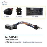 ราคา Car Radio Cable Android Head Unit Power Wiring Harness Socket Connector for Honda Jazz Fit City Insight XR V Greiz Crider (17327138934)