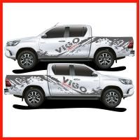 ราคา TOYOTA VIGO สติ๊กเกอร์ลายโคลนวีโก้ สติ๊กเกอร์ซิ่ง สติ๊กเกอร์ติดรถ ชุดแต่งวีโก้ sticker สอบถามเพิมทางแชทครับ (7156316976)
