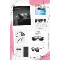 ราคา แว่นตากันแดด ของแท้ แว่นกันแดด สินค้าส่งจากไทย แถมกล่อง เชือก TR90 RERFE (10956468768)