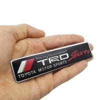 ราคา NEW TRD LOGO Car Sticker Aluminum Motorsport Badge Emblem Decal For Toyota CROWN (20849517399)