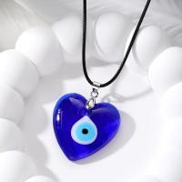 ราคา จี้ดวงตาสีฟ้าสร้อยคอจี้ปาล์มรูปหัวใจสำหรับคู่รักเครื่องประดับแบบกรีกตุรกีของขวัญเครื่องประดับอัญมณี (20832431078)