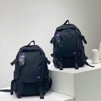 ราคา กระเป๋าเป้สะพายหลังกระเป๋าเดย์แพ็คผ้าไนลอนสีม่วงฉลากแบบไฮเอนด์สไตล์ญี่ปุ่น (20045756173)