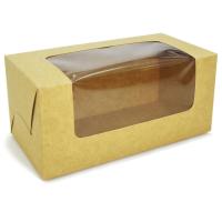 ราคา yourpack KB17 กล่องเค้กโรล กระดาษคราฟท์ ขนาด 10 x 19 5 x 9 cm 10ใบ แพ็ค (19549989709)
