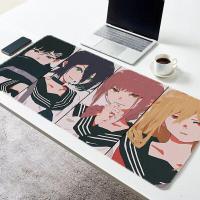 ราคา New Chainsaw Man Desk Mat power Pc Accessories Extended Pad Mousepad Anime Gamer Keyboard Mouse Gaming Xxl Large Protector Mice (19431711635)
