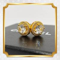 ราคา ต่างหูหุ้มทองคำแท้ ฝังเพชร CZ สวยกริบ ตรงปก พร้อมส่งจากไทย (15639614392)