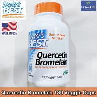 ราคา เควอซิทิน โบรมีเลน Quercetin Bromelain 180 Veggie Caps Doctors Best เควอซิติน โบรมีลีน (7970602895)