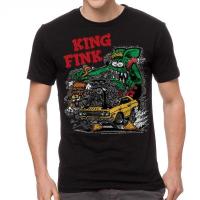 ราคา Rat Fink King Fink Mens Black T shirt XS 4XL เสื้อยืดฤดูร้อน (20744646980)