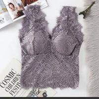 ราคา 367 บราลูกไม้ บราสายเดี่ยวลูกไม้ เสื้อกล้าม สายเดี่ยว บราสายเดี่ยวแบบสวม (19921349283)