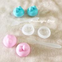 ราคา ใช้งานได้ 2 แบบ กล่องใส่คอนแทคเลนส์ ตลับใส่คอนแทคเลนส์ กล่องคอนแทคเลนส์ ตลับคอนแทคเลนส์ ตลับใส่ครีม (1896554040)