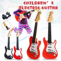 ราคา ของขวัญของเล่นคริสต์มาสกีต้าร์ไฟฟ้าจำลองดนตรีสำหรับเด็ก6สาย (20091618125)