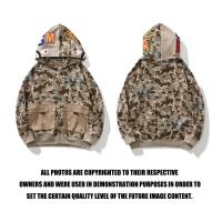 ราคา BAPE เสื้อกันหนาวผู้ชาย Hoodies แจ็คเก็ต Shark Head กระเป๋าขนาดใหญ่ Desert Sweatshirt M 3XL (15644598231)