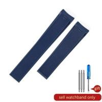 ราคา ซิลิโคนกันน้ำเปลี่ยนสายนาฬิกาสำหรับ Tag Heuer Concept F1 ซิลิโคน Racing 300 Tega Calila ยางพับหัวเข็มขัดสายนาฬิกา (19646999618)