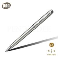 ราคา PARKER เซ็ต2ด้าม ปากกาป๊ากเกอร์ ซอนเน็ต สแตนเลสสตีล ลูกลื่นแบบสลิม ลูกลื่น สีเงินคลิปเงิน PARKER SONNET07 SS CT Slim Ballpoint Pen Ballpoint Pen (1172844988)