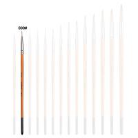 ราคา Selected ปากกาวาดภาพสีน้ำมันไนล่อน พู่กันสีน้ำ และสีอะคริลิค ชนิดกลม รายละเอียดพู่กันขอบสีน้ำ เบอร์ 0000 10 (21058702698)