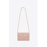 ราคา YSL กระเป๋า SAINT LAURENT bag CASSANDRE MATELASSÉ CHAIN WALLET IN GRAIN DE POUDRE EMBOSSED LEATHER Cross Body bags Shoulder bags (21146949229)
