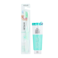 ราคา SKYNLAB Premium Slim Soft Toothbrush แปรงสีฟัน สกินแล็บ แถมยาสีฟัน 12g (19273133386)