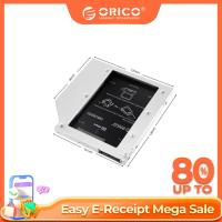 ราคา ออก E TAX ลดหย่อนภาษีได้ ORICO Laptop Optical Drive Hard Drive Bracket ORICO Aluminum SATA 3 0 2 5 inch Hard Drive HDD SSD Caddy Case Tray For Laptop12 7mm CD DVD Drive Slot L95SS (11931250274)