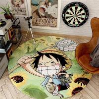 ราคา การ์ตูนวันพีชห้องนอนพรมวงกลมคอมพิวเตอร์ศึกษาพรมเช็ดเท้าวงกลมเก้าอี้หมุน (20139074970)