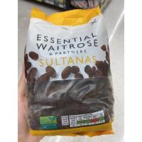 ราคา ลูกเกด ตากแห้ง ตรา เวทโทรส เอสเซนเชี่ยล 500 G Waitrose Essential Sultanas Waitrose Essential Brand (15985153772)