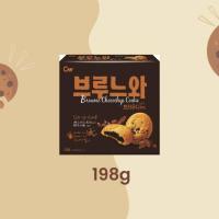 ราคา cwบราวนี่ ช็อกโกชิพ คุกกี้เกาหลี 198gX12ชิ้น กล่อง bronoir brownie chocochip cookie 198gX12pcs box cw청우브루느와198g12개입 (19493344384)