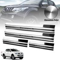 ราคา ชายบันได กันรอยประตู สแตนเลส รุ่น มิตซูบิชิ ไทรทัน Mitsubishi Triton ปี 2015 2018 รุ่น 4 ประตู (8955446275)