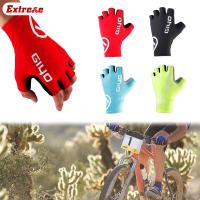 ราคา 1คู่GIYOถุงมือปั่นจักรยานครึ่งนิ้วมีรูระบายอากาศAnti Slipขี่Mittens (6098626146)