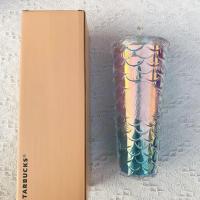 ราคา แก้วสตาร์บัคแก้วแบบมีหลอดสีชมพู3มิติลายซิมโฟนีขนาด710มล ความจุมากพลาสติกถ้วยกาแฟสตาร์บัค (21039710328)