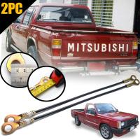 ราคา สลิงฝาท้าย สลิงฝากระบะท้าย รุ่น มิตซูบิชิ ไซโคลน MITSUBISHI CYCLONE L200 ปี 1987 1997 สีดำ 2 ชิ้น (14717618412)