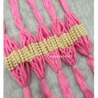 ราคา NEW ด้าย ผูกข้อมือ สีชมพูอ่อน สีหวาน ไหม มัดมือ ด้ายสายสิญจน์ ลูกปัดสีครีม 5 เม็ด ครูบาบุญชุ่ม (20608946524)