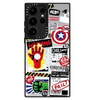 ราคา เคส S23 Samsung Galaxy S23พิเศษ S22อัลตร้าเคสโทรศัพท์ป้องกันการกระแทกยี่ห้อ Marvel (17961586240)