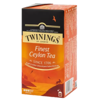 ราคา Twinings Finest Ceylon Tea ทไวนิงส์ ไฟเนตส์ ซีลอน ชาอังกฤษ 2g x 25ซอง (416125886)
