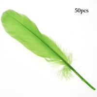 ราคา 50pcs Natural Goose Feather 15 20cm Crafts DIY Pure Feathers for Wedding Decor Jewelry Ballons Clothing Decoration Accessories (19529581132)
