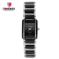 ราคา CHENXI Dawn Hot Selling Square Couple Watch Ceramic Fashion Quartz (16836450082)