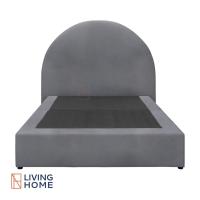 ราคา ผ่อน0 Livinghome FurnitureMall เตียงนอน ขนาด 3 5 5 6 ฟุต รุ่น LESTER สีชมพู เขียว เทา ฟ้าอมเทา ครีม เตียงสไตล์มินิมอล (15881101891)