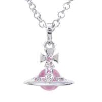 ราคา Vivienne Westwood NANASPCE กลางจานบินลูกปัดแก้วสามมิติสร้อยคอกระดูกไหปลาร้าดาวเสาร์พังค์สีฟ้าสดใส (19309097429)