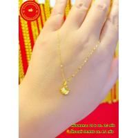ราคา จี้ทองแท้ 99 99 หนัก 0 1 กรัม พร้อมสร้อยคอเงินจันทร์กระพริบทองแท้ 75 หนักรวม 0 4 กรัม สร้อยยาว 22 cm (18751767679)
