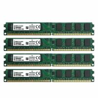 ราคา ชุดคิท8GB ใหม่สำหรับคิงส์สตัน 4X2GB KVR800D2N6K2 4G หน่วยความจำ RAM สำหรับพีซีตั้งโต๊ะ MHz DIMM DDR2 800 (18805505998)