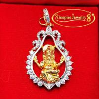 ราคา INSPIRE JEWELRY จี้พระพิฒเนศ ฝังเพชรโดยรอบองค์ size 2x3cm งาน Design เกรดพรีเมี่ยม ตัวเรือนหุ้มทองแท้24K สวยหรู งานสวยมาก งานฝังแบบร้านพลอย ร้านเพชร (1788784228)