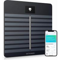 ราคา Withings Body Cardio Premium Wi Fi Body Composition Smart Scale Tracks Heart Health Vascular Age BMI Fat Muscle Bone Mass Water Digital Bathroom Scale with App Sync via Bluetooth or Wi Fi Body Black (