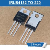ราคา 5ชิ้น TO220 IRLB4132 IRLB 4132 LB4132 IRLB4132PBF ถึง 220 30V 78A N Channel ทรานซิสเตอร์ใหม่แบบดั้งเดิม IC (815648793)
