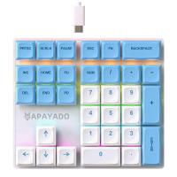 ราคา 33 Key Wired Mechanical Numeric Keypad with Multi Color Lights Suitable Laptop Numeric Keyboard (20865424962)
