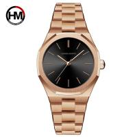 ราคา Original Manufacture Hannah Martin og Stainless Design Wrist Hand 3atm Water Resistant Waterproof Women Rose Ladies Watch (14130339940)