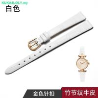 ราคา Suitable For Vivienne Westwood Genuine Leather Strap Female VV090GDBK Accessories Black Red 12Mm 0228 (19811092006)