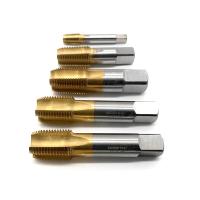 ราคา ดอกต๊าปเกลียวท่อ TIN HSS G RC G1 8 G1 4 G3 8 RC1 2 G5 8 RC3 4 อเมริกันสกรูท่อเกลียว NPT 1 8 1 4 3 8 1 2 5 8 3 4 (19903253583)