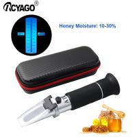 ราคา RCYAGO มือถือ10 30 น้ำผึ้งน้ำ Refractometer สำหรับน้ำผึ้ง ATC กับ99 9 Acuracy เครื่องวัดความชื้น Beekeep ทดสอบ (16619857582)